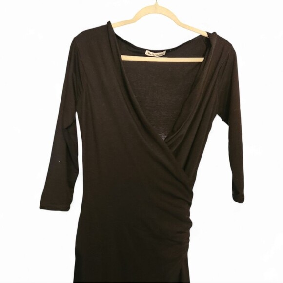 Reformation wrap dress small. Basic little black dress comfy - Picture 2 of 5